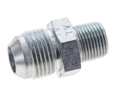 JIC Double Nipple UNF 7/8''-14 x 3/8'' NPT Steel 210bar (2950.5psi) [2 Pieces]