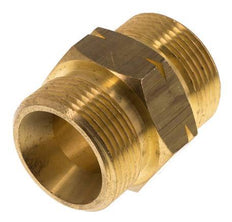 Double Nipple G1 1/4'' Male x Male Left Hand Brass 16bar (224.8psi) 46mm Hex
