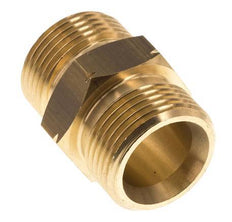 Double Nipple G1'' Male x Male Left Hand Brass 16bar (224.8psi) 36mm Hex