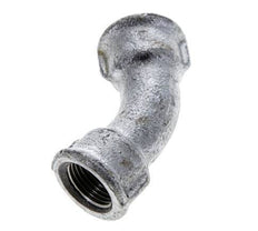 45deg Angled Fitting Rp3/8'' Female Cast Iron 25bar (351.25psi) [2 Pieces]