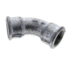 45deg Angled Fitting Rp3/4'' Female Cast Iron 25bar (351.25psi) [2 Pieces]