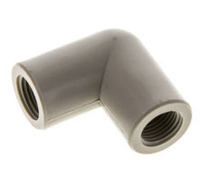 90deg Angled Fitting G1/8'' Female Polypropylene (pp) 10bar (140.5psi) FDA