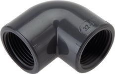 90deg Angled Fitting Rp3'' Female PVC-U 16bar (224.8psi) EN 1452-3