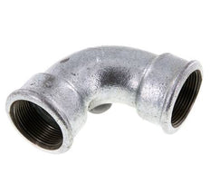 90deg Angled Fitting Rp1 1/2'' Female Short Cast Iron 25bar (351.25psi)
