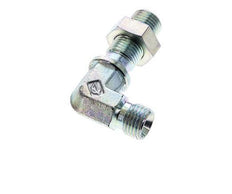 90deg Angled Fitting G1/4'' Bulkhead High Pressure Steel 60° Cone 350bar (4917.5psi) Hydraulic