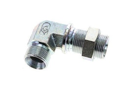 90deg Angled Fitting G3/4'' Bulkhead High Pressure Steel 60° Cone 325bar (4566.25psi) Hydraulic