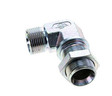 90deg Angled Fitting G1'' Bulkhead High Pressure Steel 60° Cone 225bar (3161.25psi) Hydraulic