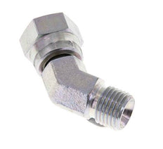 45deg Angled Fitting G1/4'' Female x Male High Pressure Steel 60° Cone 350bar (4917.5psi) Hydraulic