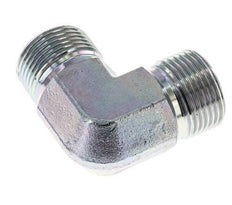 90deg Angled Fitting G1'' High Pressure Steel 60° Cone 225bar (3161.25psi) Hydraulic