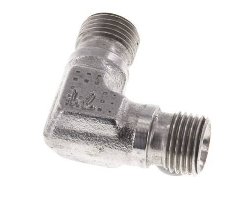 90deg Angled Fitting G1/8'' High Pressure Stainless Steel 60° Cone 400bar (5620.0psi) Hydraulic