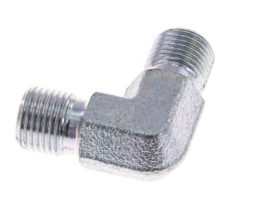 90deg Angled Fitting G1/8'' High Pressure Steel 60° Cone 400bar (5620.0psi) Hydraulic