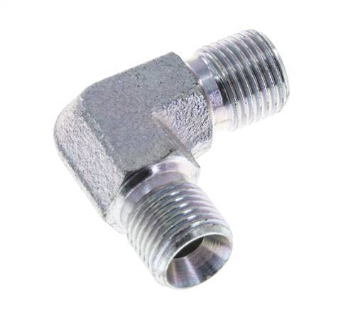 90deg Angled Fitting G1/8'' High Pressure Steel 60° Cone 400bar (5620.0psi) Hydraulic