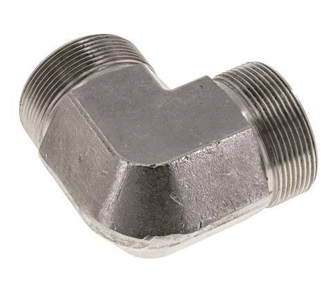 90deg Angled Fitting G2'' High Pressure Stainless Steel 60° Cone 175bar (2458.75psi) Hydraulic
