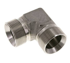 90deg Angled Fitting G1 1/2'' High Pressure Stainless Steel 60° Cone 190bar (2669.5psi) Hydraulic
