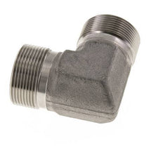 90deg Angled Fitting G1 1/2'' High Pressure Stainless Steel 60° Cone 190bar (2669.5psi) Hydraulic