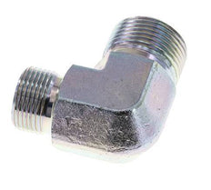 90deg Angled Reducing Fitting G3/4'' x G1'' High Pressure Steel 60° Cone 225bar (3161.25psi) Hydraulic