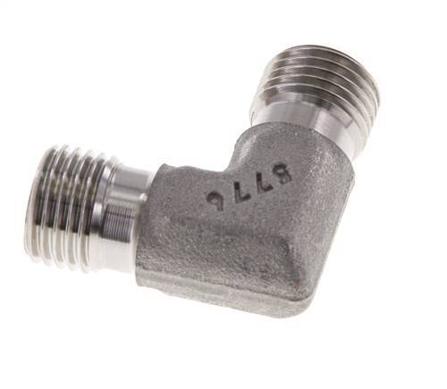 90deg Angled Fitting G1/4'' High Pressure Stainless Steel 60° Cone 350bar (4917.5psi) Hydraulic