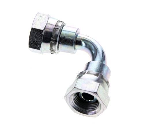 90deg Angled Fitting G3/8'' Female High Pressure Steel 60° Cone 425bar (5971.25psi) Hydraulic