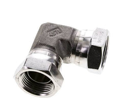 90deg Angled Fitting G1'' Female High Pressure Stainless Steel 60° Cone 150bar (2107.5psi) Hydraulic