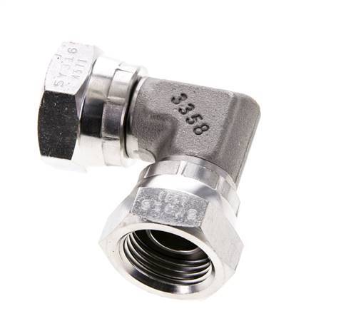 90deg Angled Fitting G1/2'' Female High Pressure Stainless Steel 60° Cone 300bar (4215.0psi) Hydraulic