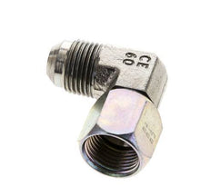 90deg JIC Angled Fitting UNF 3/4''-16 Male x Female Steel 275bar (3863.75psi)