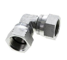 90deg JIC Angled Fitting UNF 7/8''-14 Steel 210bar (2950.5psi)