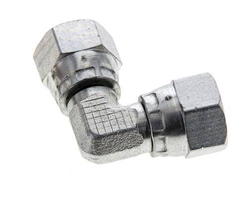 90deg JIC Angled Fitting UNF 1/2''-20 Steel 275bar (3863.75psi)