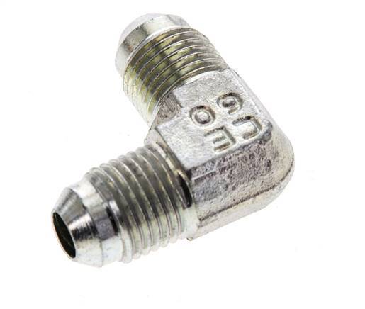 90deg JIC Angled Fitting UNF 1/2''-20 Male Steel 450bar (6322.5psi)
