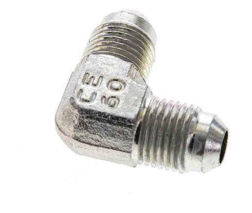 90deg JIC Angled Fitting UNF 1/2''-20 Male Steel 450bar (6322.5psi)