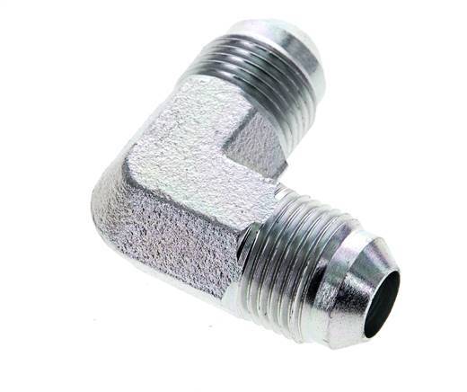 90deg JIC Angled Fitting UNF 3/4''-16 Male Steel 350bar (4917.5psi)