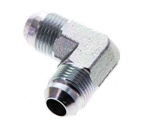 90deg JIC Angled Fitting UNF 3/4''-16 Male Steel 350bar (4917.5psi)