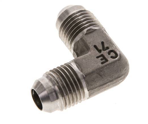90deg JIC Angled Fitting UNF 9/16''-18 Male Stainless Steel 350bar (4917.5psi)