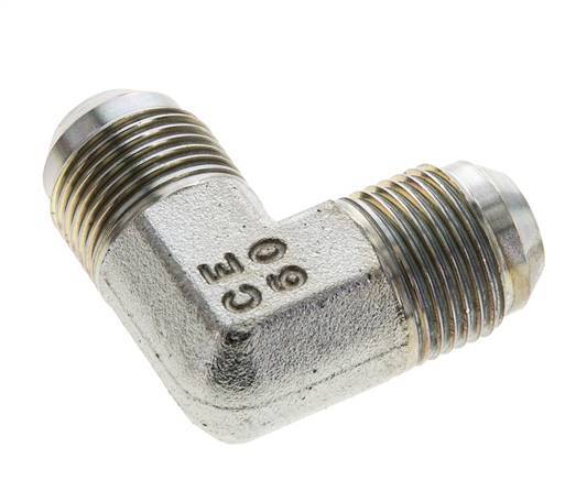 90deg JIC Angled Fitting UNF 7/8''-14 Male Steel 350bar (4917.5psi)