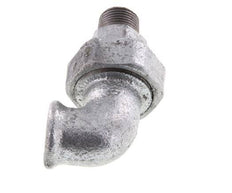 90deg Angled Connector 1/2'' Male R x Female Rp Cast Iron Conical Seal 25bar (351.25psi)
