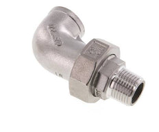 90deg Angled Connector 1/2'' Male R x Female Rp Stainless Steel Conical Seal 16bar (224.8psi)