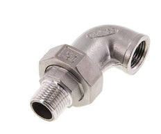 90deg Angled Connector 1/2'' Male R x Female Rp Stainless Steel Conical Seal 16bar (224.8psi)