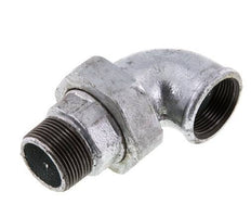 90deg Angled Connector 1 1/4'' Male R x Female Rp Cast Iron Conical Seal 25bar (351.25psi)
