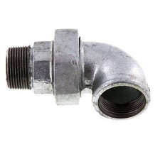 90deg Angled Connector 1 1/4'' Male R x Female Rp Cast Iron Conical Seal 25bar (351.25psi)