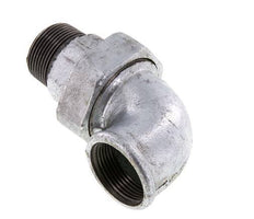 90deg Angled Connector 1 1/4'' Male R x Female Rp Cast Iron Conical Seal 25bar (351.25psi)