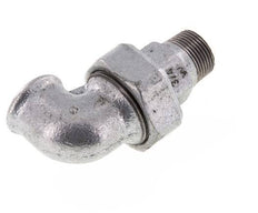 90deg Angled Connector 3/4'' Male R x Female Rp Cast Iron Conical Seal 25bar (351.25psi)