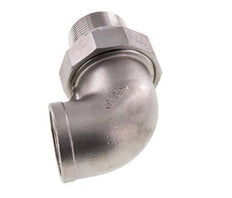 90deg Angled Connector 1 1/2'' Male R x Female Rp Stainless Steel Conical Seal 16bar (224.8psi)