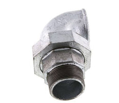 90deg Angled Union Connector 1 1/2'' Male R x Female Rp Cast Iron Flat Seal Centellen 25bar (351.25psi)