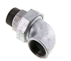 90deg Angled Union Connector 1 1/2'' Male R x Female Rp Cast Iron Flat Seal Centellen 25bar (351.25psi)
