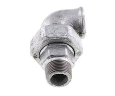 90deg Angled Union Connector 3/4'' Male R x Female Rp Cast Iron Flat Seal Centellen 25bar (351.25psi)