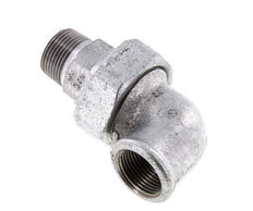 90deg Angled Union Connector 3/4'' Male R x Female Rp Cast Iron Flat Seal Centellen 25bar (351.25psi)