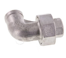 90deg Union Connector Rp3/8'' Female Stainless Steel Conical Seal 16bar (224.8psi)