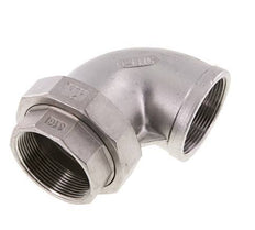 90deg Union Connector Rp2'' Female Stainless Steel Conical Seal 16bar (224.8psi)