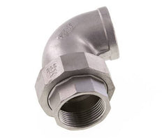 90deg Union Connector Rp1 1/4'' Female Stainless Steel Conical Seal 16bar (224.8psi)