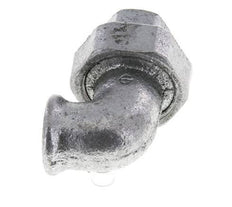 90deg Angled Union Connector Rp1/2'' Female Cast Iron Flat Seal Centellen 25bar (351.25psi)
