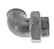 90deg Angled Union Connector Rp1 1/4'' Female Cast Iron Flat Seal Centellen 25bar (351.25psi)